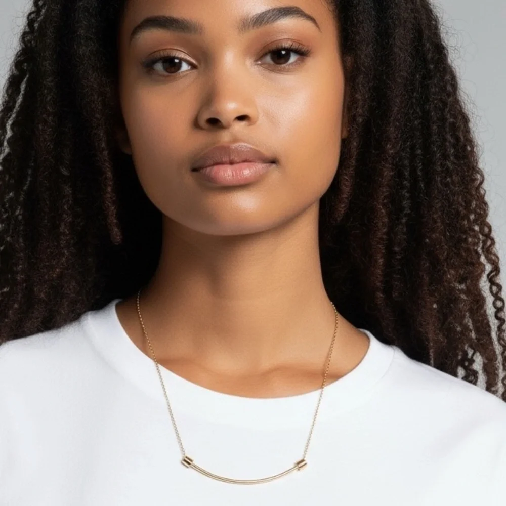 African Artisan Gold Necklace